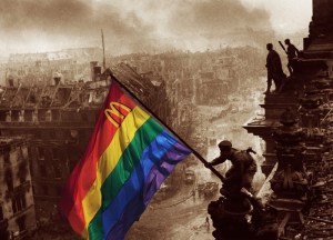 Le drapeau de la victoire