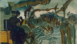 Wyndham Lewis: A Battery Shelled (1919)